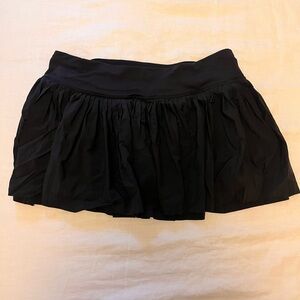 Lululemon black pleated tennis skirt